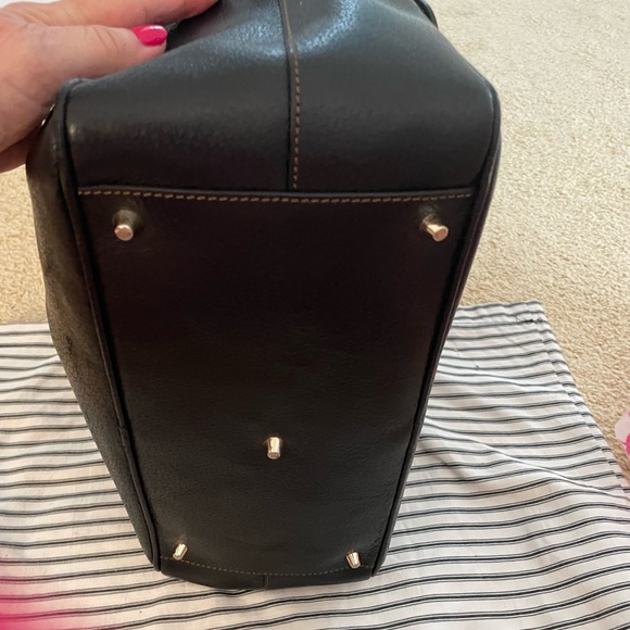 Anya Hindmarch black leather satchel Excellent shape - Picture 13 of 16